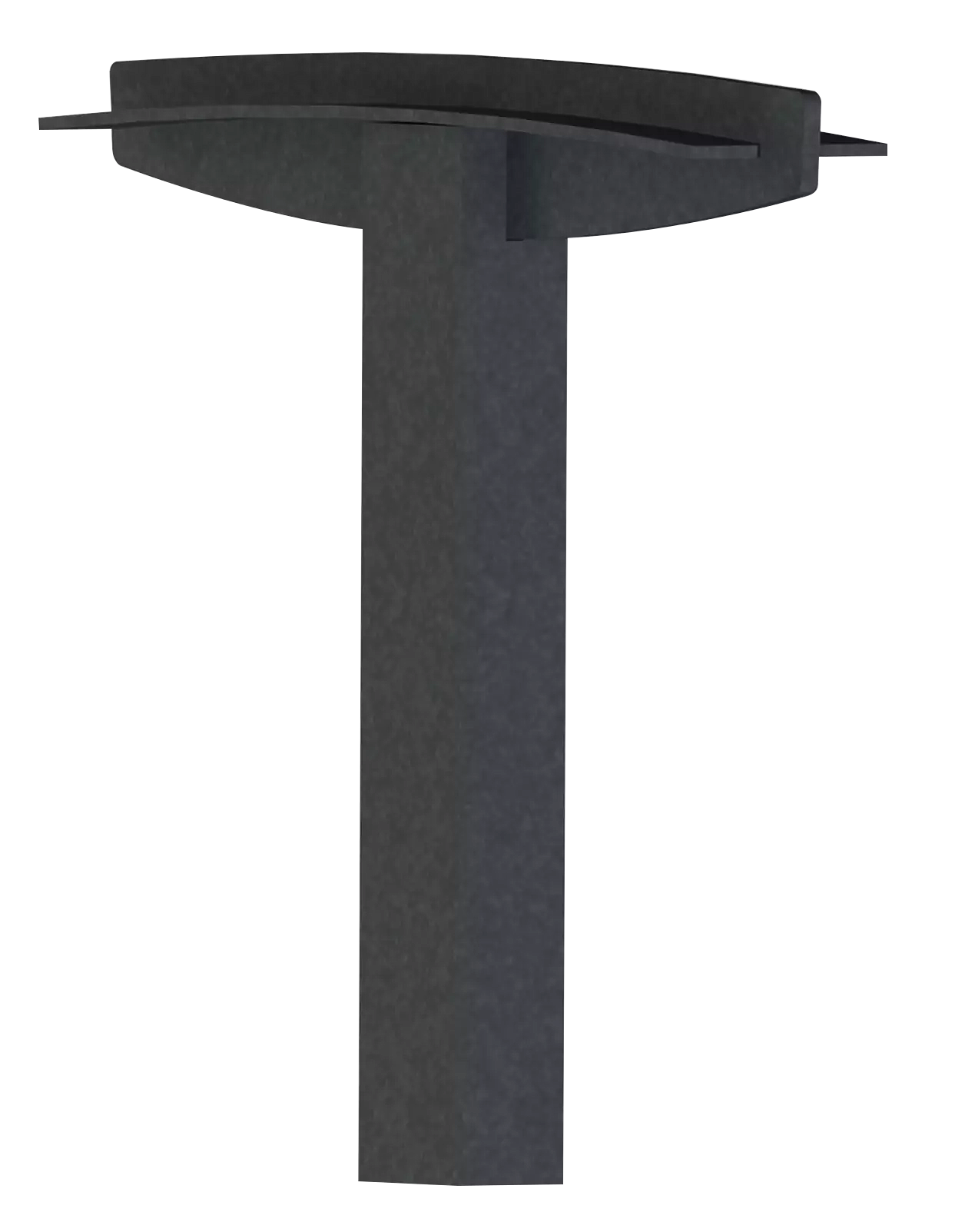 Vorschau: Fuß mittig für Sitzbank Vorschau: Fuß mittig für Sitzbank VERA SOLO